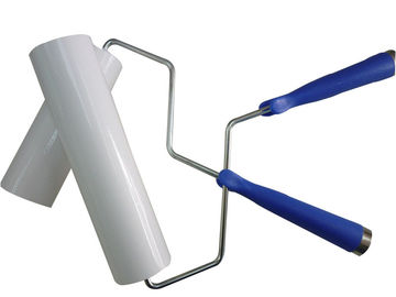 Disposable PE Cleanroom Sticky Roller Ukuran 8 Inch Untuk Pembersihan Cleanroom