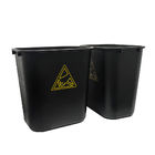 35L PP Plastik Square Antistatic Waste Bin ESD Electrostatic Cleanroom Tool Box Trash Can