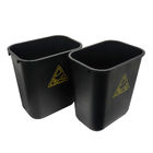 PP Plastik Hitam Antistatik ESD SMT Electrostatic Cleanroom Tool Box ESD Bak Sampah