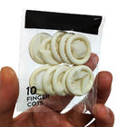 10pc Latex Finger Cots Latex alami Sleeve jari sekali pakai untuk penggunaan industri