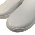 Sepatu kerja anti-statis kamar bersih putih dengan selang konduktif PU
