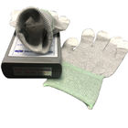 ESD PU Top Coated Anti Static Gloves Polyester Liner Dengan Carbon Filament Rajutan