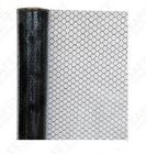 Black / Clear Printed ESD Grid Curtain Lembaran PVC Anti Statis Dengan Garis Karbon
