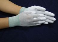 PU Palm Coated Carbon Anti Static Gloves Bahan Aman ESD EN 388 / 4131 Standar