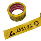 Vinyl 0.15mm ESD Warning Tape Untuk Area Lindung Antistatik