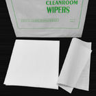 Ukuran Disesuaikan Polyester Soft Cleanroom Paper 9 X 9 Inch Untuk Menghilangkan Debu