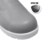 Sepatu Kerja Keselamatan Anti Statis ESD Abu-abu Untuk Cleanroom Industri