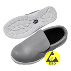 Sepatu Kerja Keselamatan Anti Statis ESD Abu-abu Untuk Cleanroom Industri