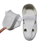 Sepatu Safety ESD Bebas Debu Putih yang Dapat Dicuci Dengan Sol Anti Slip PVC