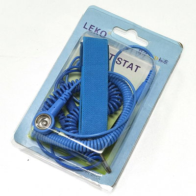 Kain Konduktif ESD Wrist Strap Grounding Wire Suit Untuk ESD Mat