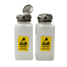 Botol Putih ESD Antistatik 200ml Plastik Dispenser Pelarut Alkohol Kimia