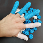 Cleanroom Disposable Nitrile Finger Dipan Biru Putih