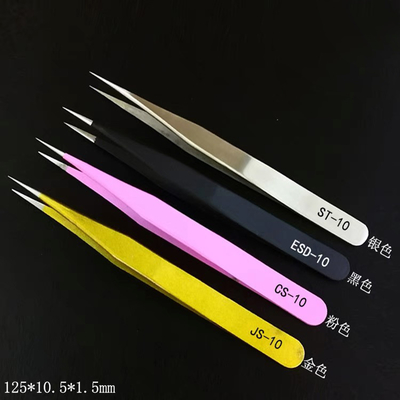 Pinset Ekstensi Bulu Mata Makeup Warna-warni Disesuaikan