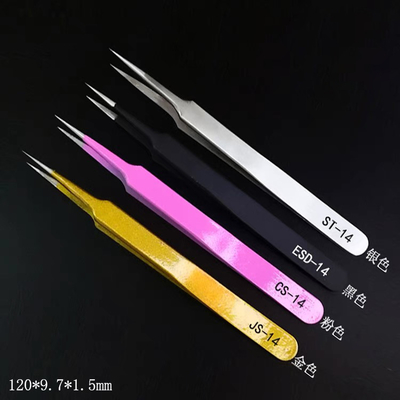 Pinset Ekstensi Bulu Mata Makeup Warna-warni Disesuaikan