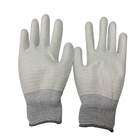 Sarung Tangan ESD Dilapisi Polyester Anti Static PU Palm Untuk Industri Elektronik
