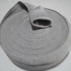 Elastisitas Warna Abu-abu ESD Anti Static Rib Knitted Cuff Fabric Untuk Cleanroom Work Wear
