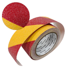 50mm X 5m PVC Frosted Anti Slip Tape Untuk Keamanan Tangga Dengan Warna Merah Kuning