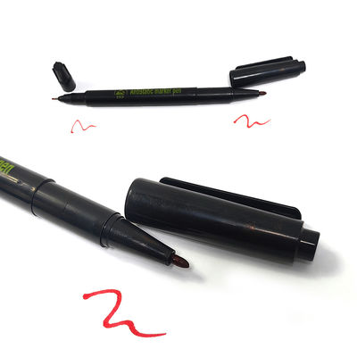 Anti Static Double Ended Marker Pen 0.5mm - 1.5mm Untuk Cleanroom Lab EPA Office