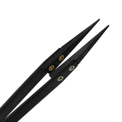 ESD antistatik tahan suhu tinggi kepala yang dapat dipertukarkan pensil keramik dengan pegangan stainless steel