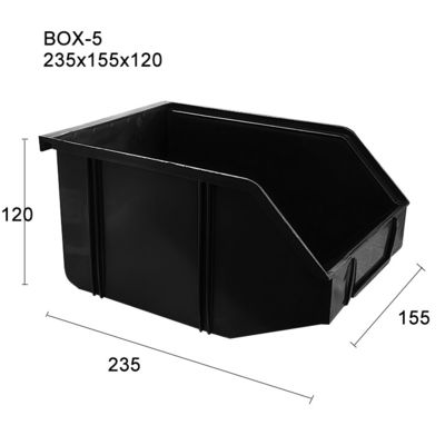 235*155*120mm PP Plastik Banyak Desain awet Lint Bebas ESD Antistatic Shipping Box