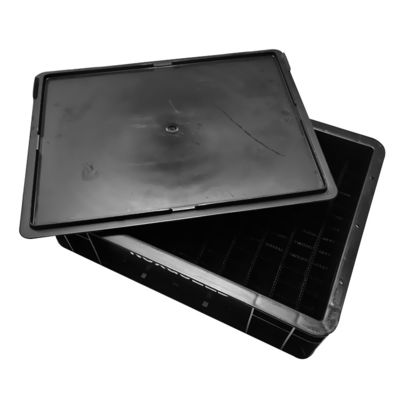 Elektronik Anti-statis Box SMT Rak Hitam PCB Packing Komponen penyimpanan Kontainer Plastik Tray ESD Anti-statis Box