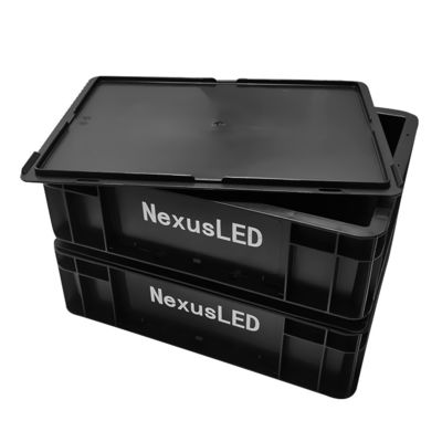 Elektronik Anti-statis Box SMT Rak Hitam PCB Packing Komponen penyimpanan Kontainer Plastik Tray ESD Anti-statis Box