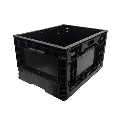 400*300*220MM Kotak Lipat Anti-statis Hitam Kotak Plastik Turnover Kotak Plastik Lipat