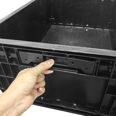 Komponen Elektronik Lipat Kotak Kontainer Kotak Antistatik Kotak Bin Palet Plastik PCB Kotak penyimpanan ESD