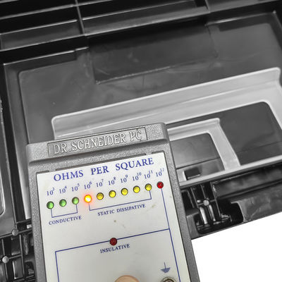 Komponen Elektronik Lipat Kotak Kontainer Kotak Antistatik Kotak Bin Palet Plastik PCB Kotak penyimpanan ESD
