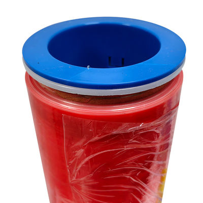 500MM Merah Transparan Anti-statis LDPE Wrapping Film ESD Stretch Film