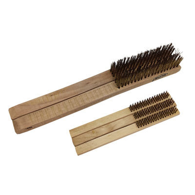 205cm Elektronik Komponen Pembersih Baja Wire Brush Tembaga Plated Baja Brush