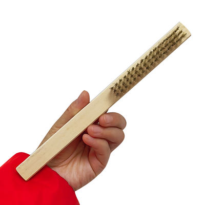 205cm Elektronik Komponen Pembersih Baja Wire Brush Tembaga Plated Baja Brush
