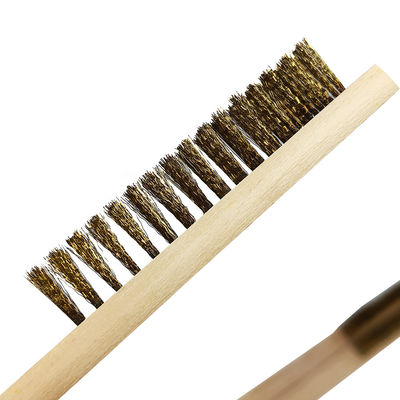 205cm Elektronik Komponen Pembersih Baja Wire Brush Tembaga Plated Baja Brush