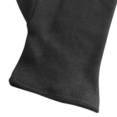Hitam 100% Katun Sarung Tangan Upacara Bernafas Moisturizing Absorbent Seragam sarung tangan