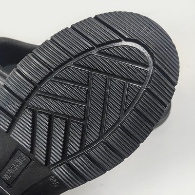 Unisex Anti Smash Pekerjaan Konstruksi Sepatu Low Cut Baja Midsole Karet Baja Toe Kulit atas Sepatu Keamanan