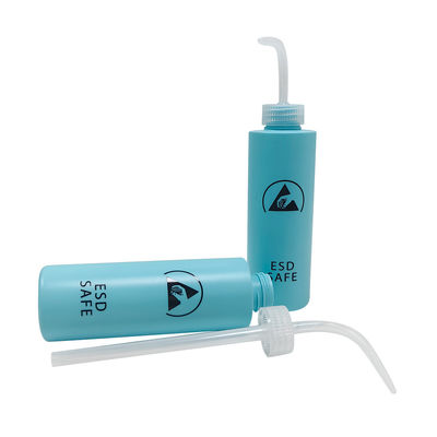 500ml ESD Antistatik Cuci Botol Plastik Squeeze TypeAlcohol Dispenser Dispenser lem anti-statis untuk area aman ESD