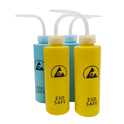 500ml Anti-statis Area Aman ESD Anti-statis Cuci Botol Alkohol Dispenser Anti-statis HDPE Alkohol Pelarut
