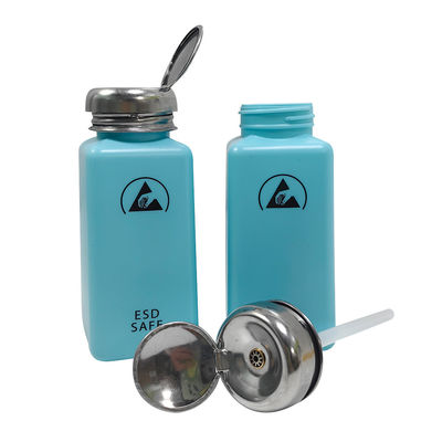 IPA 8OZ (Sekitar 240ml) ESD Plastik Dispenser Solvent Dispenser Antistatik Botol Alkohol