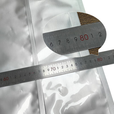 60*60cm ESD Kantong Foil Aluminium Mulut Datar Kantong Pelindung Kemasan Antistatik
