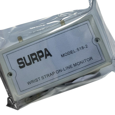518-2 ESD Anti Static Wrist Strap Monitor Electrostatic Ring Alarm Anti Static Wrist Strap Tester