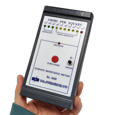 SL-030 Tester Resistivitas Permukaan Digital Perangkat pengujian ESD Antistatic Surface Resistivity Meter