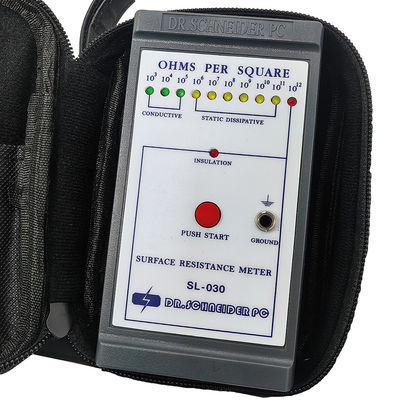 SL-030 Tester Resistivitas Permukaan Digital Perangkat pengujian ESD Antistatic Surface Resistivity Meter