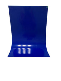 Biru Putih Disposable PE Cleanroom Sticky Mat 30 lapisan High Tackiness 18 "x 36"