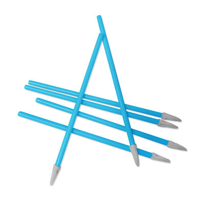 PS750B Pembersihan Elektronik PCB 74mm Lint Free Cleanroom Polyester Tip Head Swabs