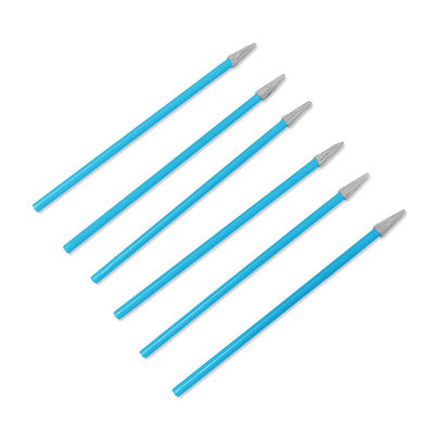 PS750B Pembersihan Elektronik PCB 74mm Lint Free Cleanroom Polyester Tip Head Swabs