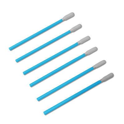 PS743 Pembersihan Celah Kamar Bersih Swab Stick PP Handle Polyester Tip Swab Kamar Bersih Industri
