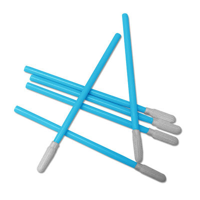 PS743 Pembersihan Celah Kamar Bersih Swab Stick PP Handle Polyester Tip Swab Kamar Bersih Industri