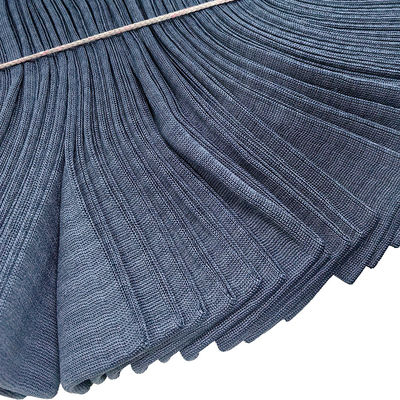 93% Polyester 7% Serat Karbon ESD Kain Rib Antistatik untuk Kantong Pakaian Kamar Bersih