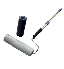 Sticky Roller Handle Aluminium Extension Pole Panjang 1.5m / 1.2m Warna Biru