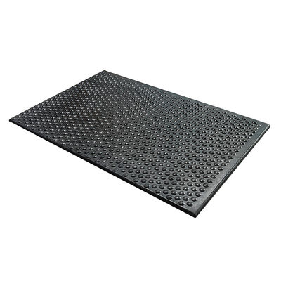 Karet Hitam ESD Antistatik Kerucut Pola Anti kelelahan Mat untuk Cleanrooms Semikonduktor Workshops